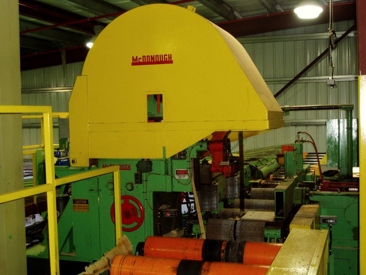 McDonough resaw inside the Andersen Pacific mill